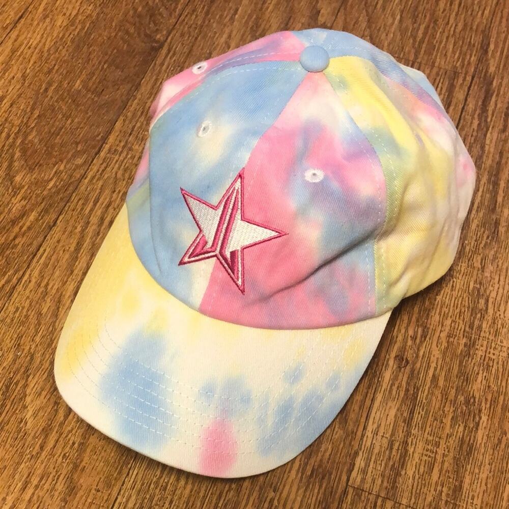 NWOT Jeffree Star Premium Spring Box 2021 Adjustable Tie Dye Hat